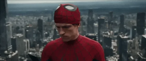 Spider-Man transformation reference used for the AI face-swap concept