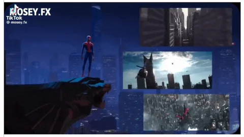 Screen-slice editing reference composed from multiple cinematic frames