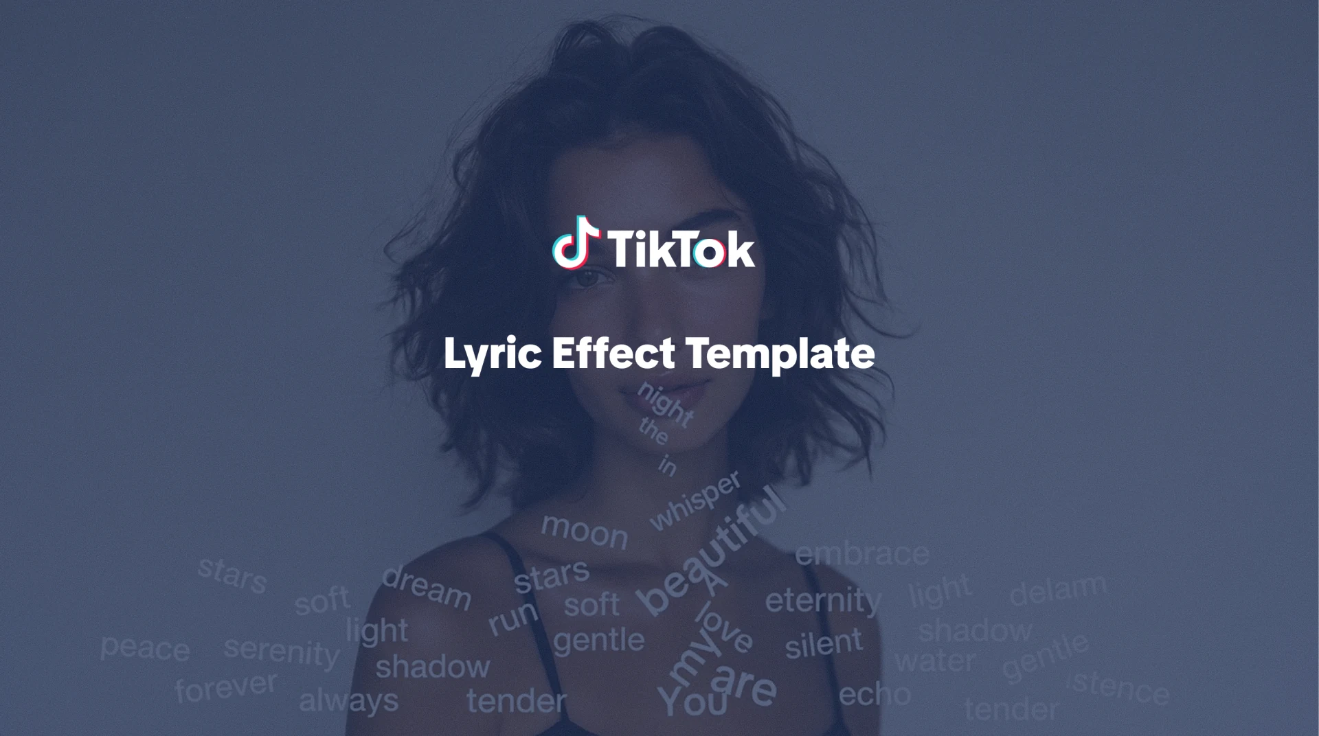 TikTok Lyric Effect Template cover